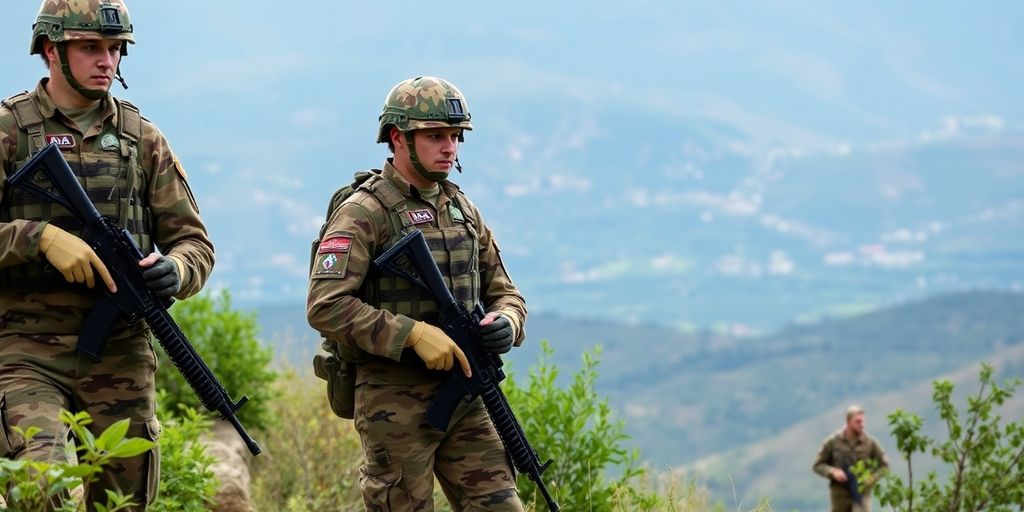 Italian NATO Soldiers Seen Patrolling Kosovo-Serbia Border Amid Rising Tensions