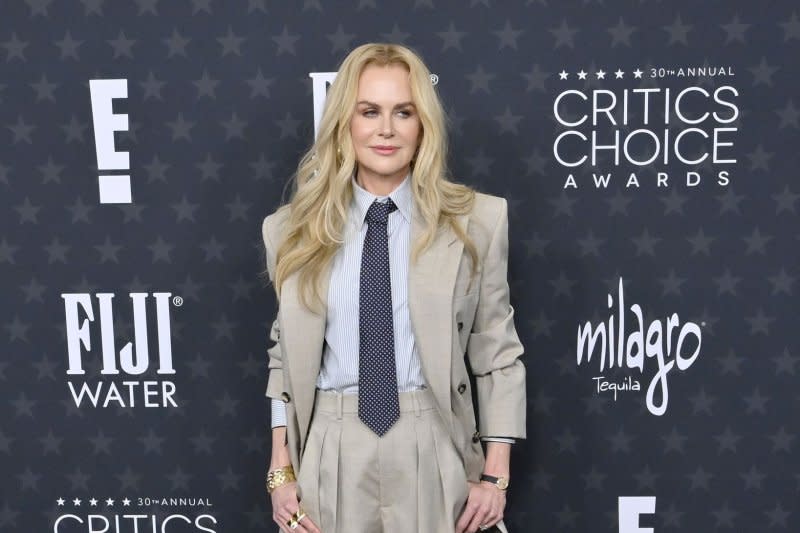 Nicole Kidman attends the Critics' Choice Awards on February 7. File Photo by Jim Ruymen/UPI