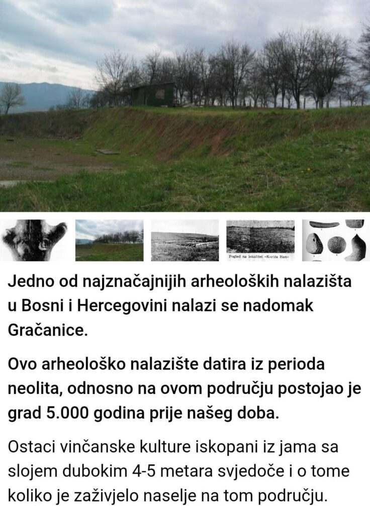 Remains of Vincan culture in Gracanica