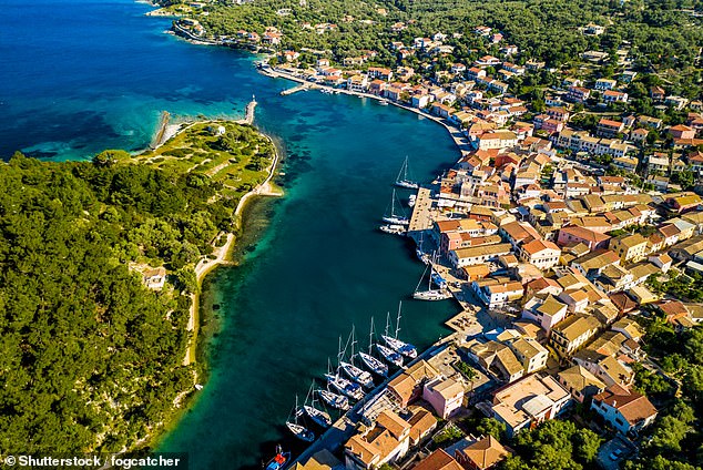 The travel expert explains that Paxos is the 'perfect place to wind down' as 'nothing is done quickly here'