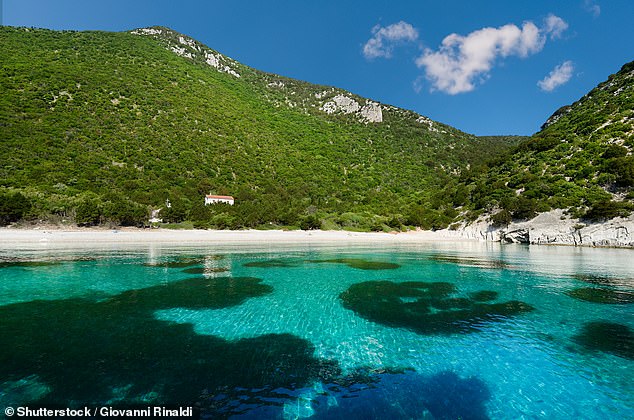 Atokos is a private island but it's open to tourists. Claire explains that the 'small uninhabited island' is a must-visit destination