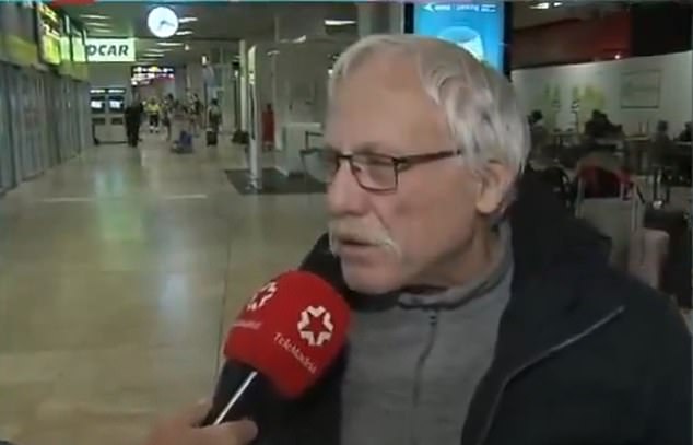 Christian Velez, a 70-year-old French man, says he has been living in the Madrid airport for seven years