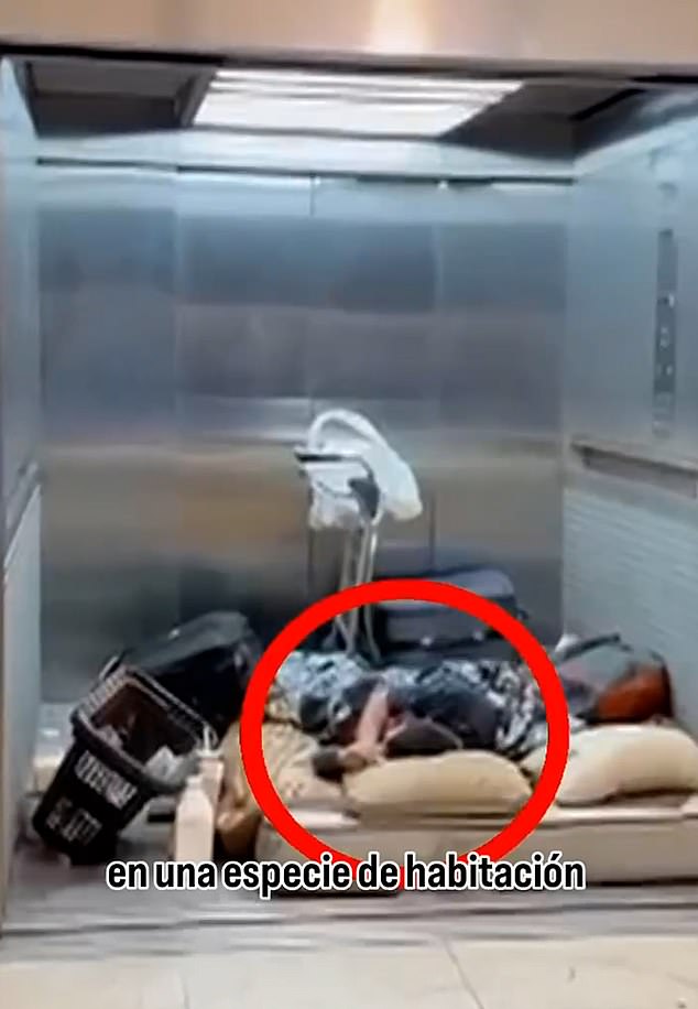 At Adolfo Suarez Madrid-Barajas airport in the Spanish capital, a 'hidden city' of the homeless has been allowed to balloon over the past 10 years