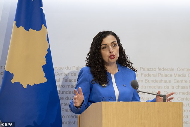 Kosovo is at the top after its president, Vjosa Osmani, said earlier this month she was 'open' to talks on the subject, although she had not yet been approached by UK ministers.