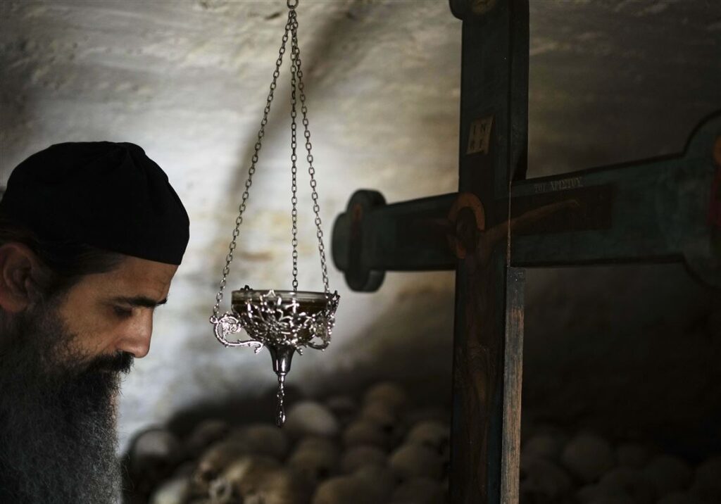 On Greece's Mount Athos, a cliffside monastery transcends country-based branches of Orthodoxy