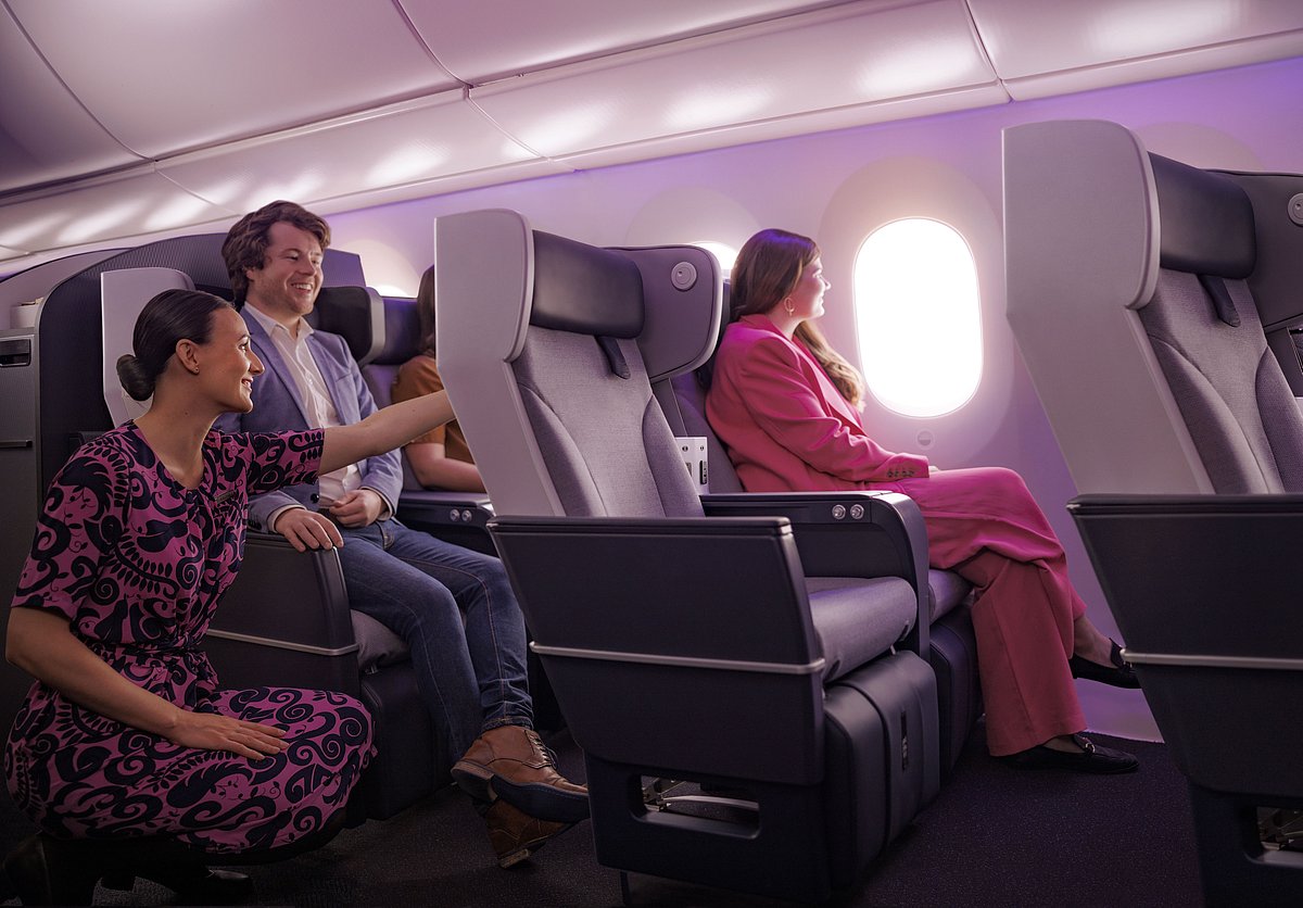 Air New Zealand reveals bold new crew uniform and revamped 787-9 Dreamliner cabin