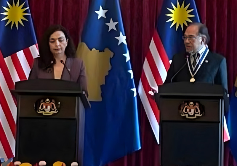 Anwar receives Kosovo’s highest civil honour from President Osmani