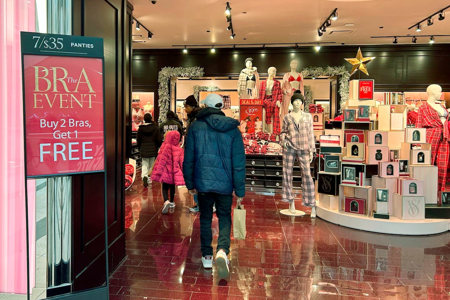 A Victoria's Secret store in Jersey City.