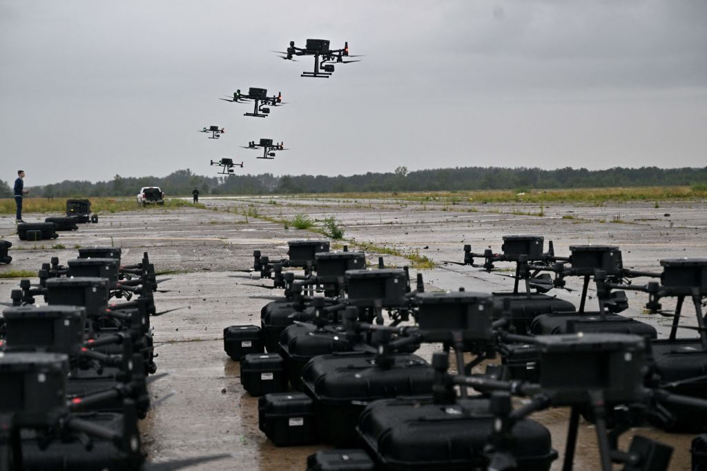 Russia says 159 Ukrainian drones shot down in less than a day