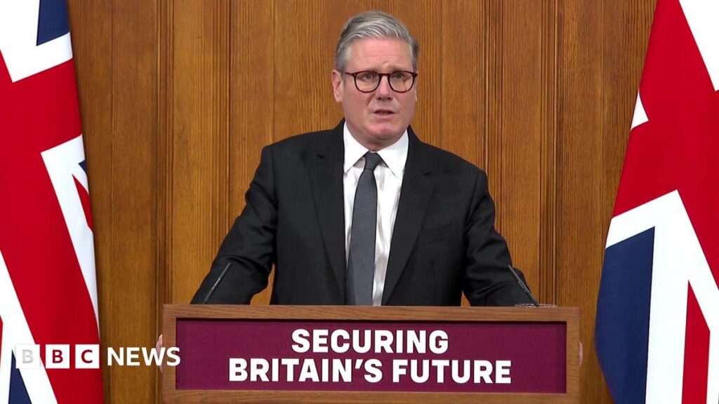 Starmer unveils 'tighter' immigration policy promising numbers will fall significantly - live updates
