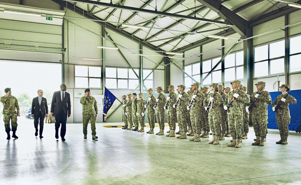 Soreca and Lammy visited the EUFOR Base in Butmir