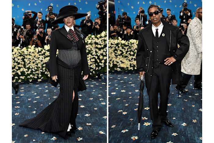 Rihanna is expecting baby No. 3 with A$AP Rocky, the rapper confirms at the 2025 Met Gala