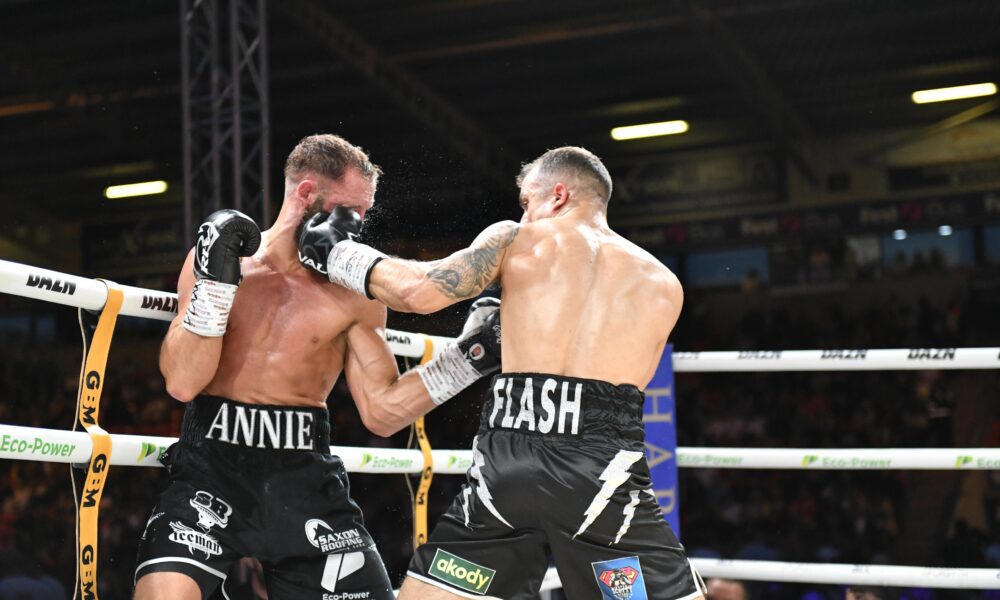 Watch: Malta’s Haithem Laamouz outpoints Flint to secure IBO Intercontinental Super Lightweight title