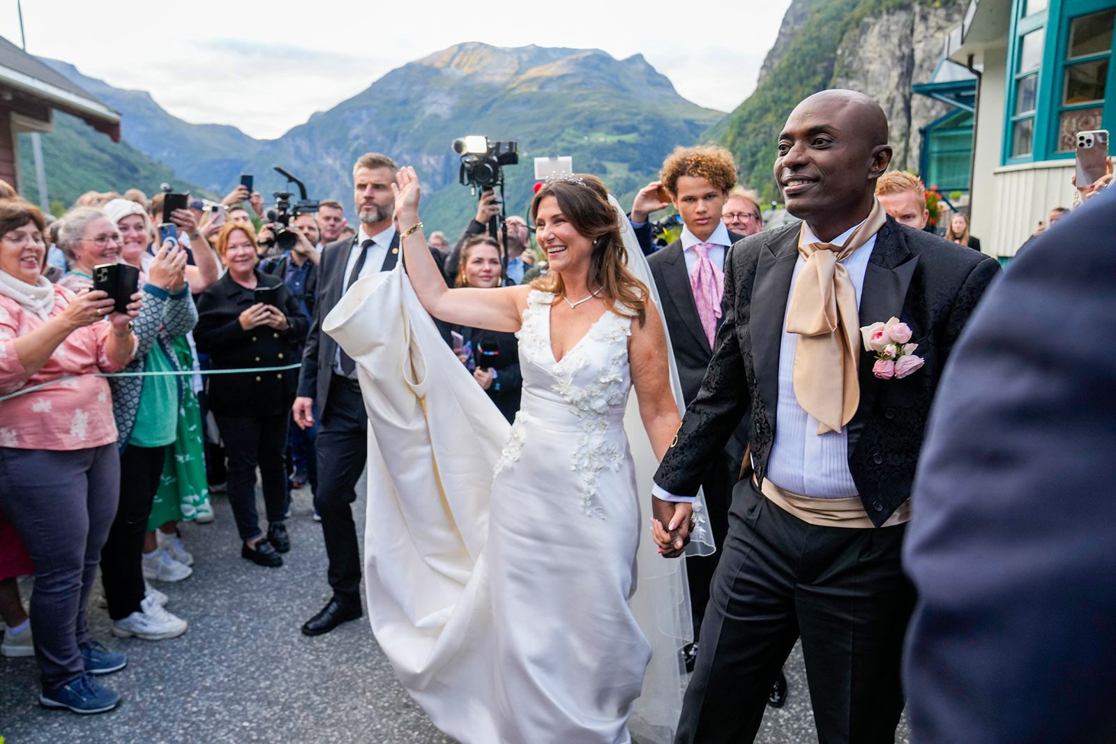 Image may contain Princess Märtha Louise of Norway Simon Nessman Adèle Geras Bernd Leno and Elizabeth Blackburn