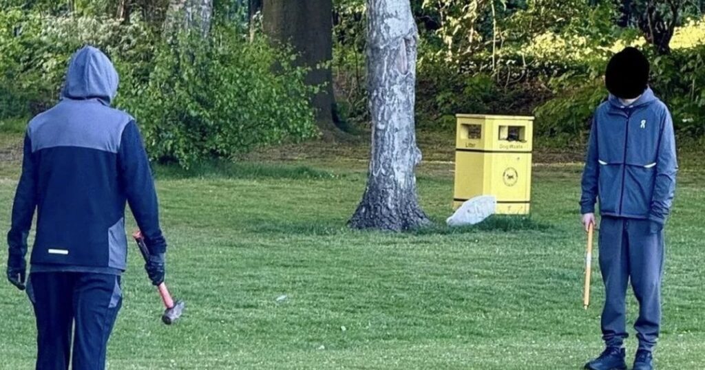 Children in tears as gang of youths with 'knives and hammers' invade sports club pitch