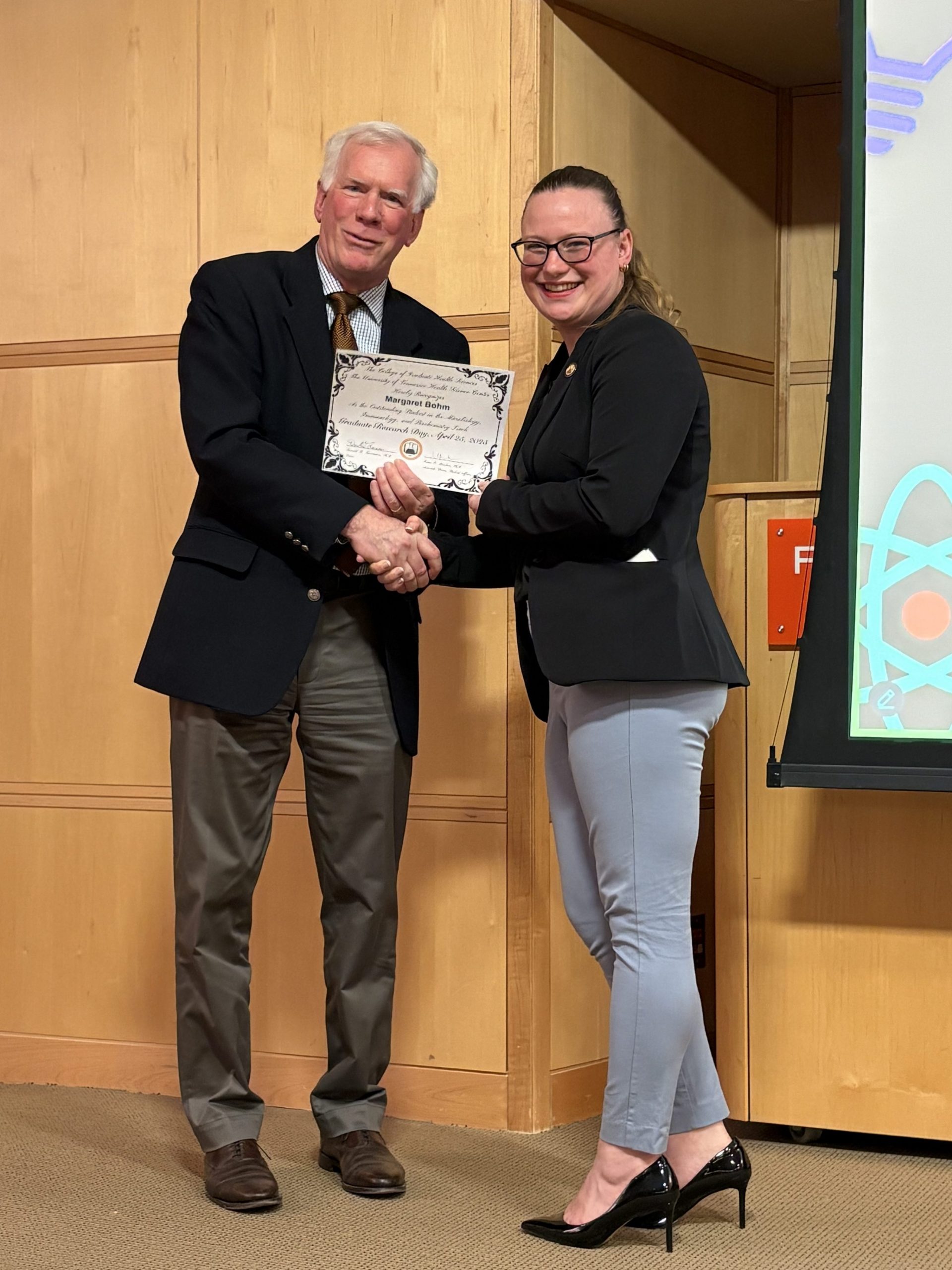 Photo of Dean Thomason and Margaret Bohm