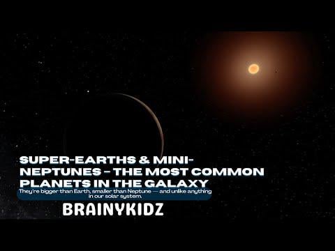 Super-Earths & Mini Neptunes - The Most Common Planets in the Galaxy
