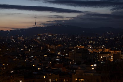 Barcelona on Monday from the Montjuic.