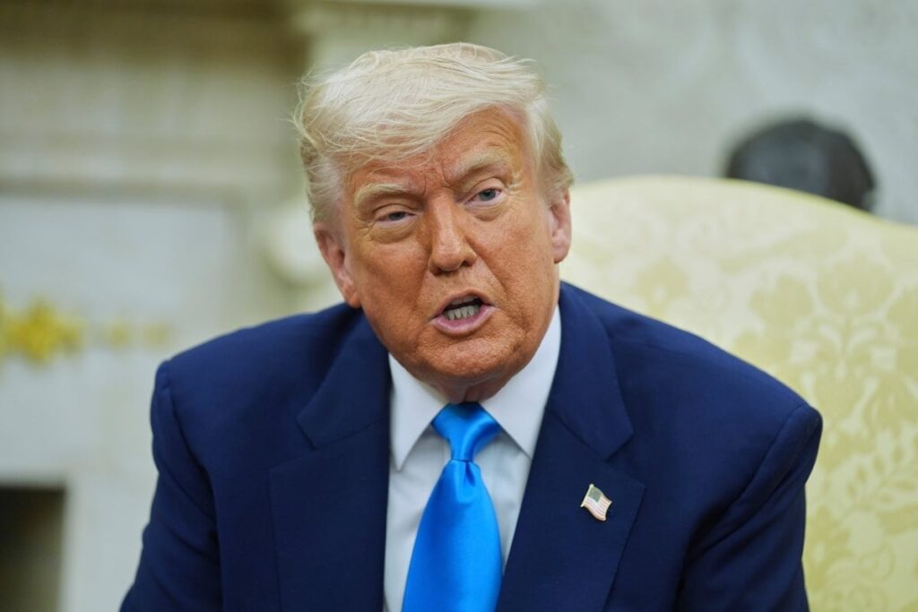 Trump tells Starmer to stop ‘unsightly windmills’ and drill for more oil in North Sea