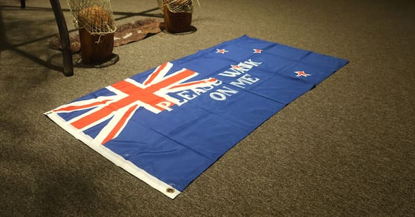 Art gallery removes controversial NZ flag artwork