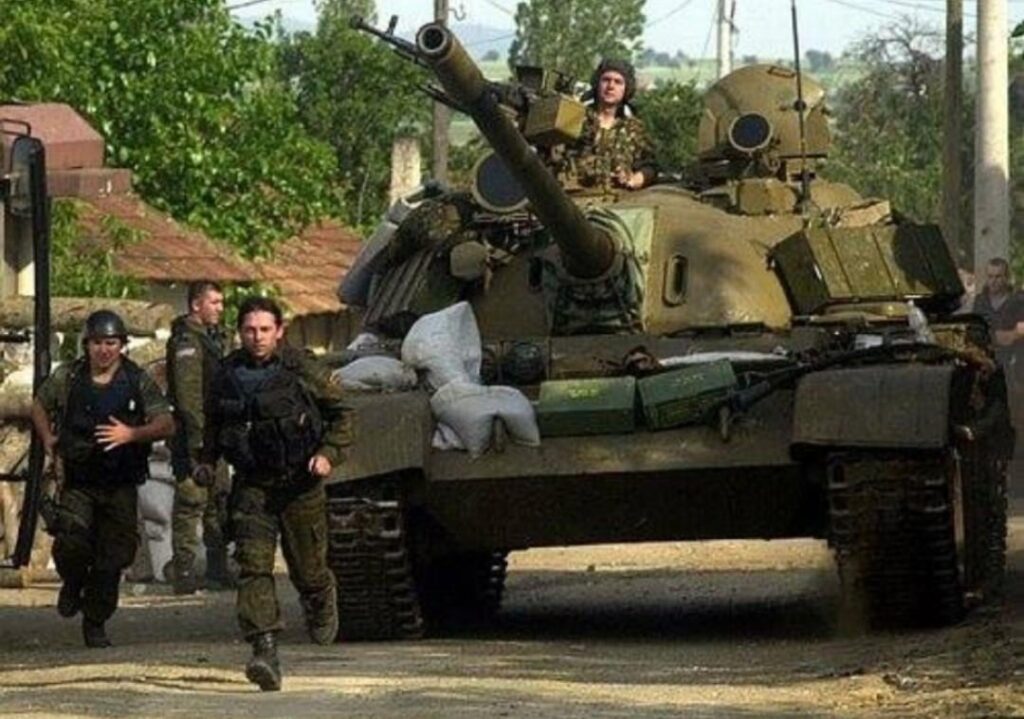 Macedonian Army T-55 Tank 2000s period