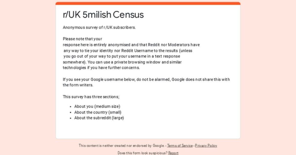 r/UK 5milish Census - Now Open!