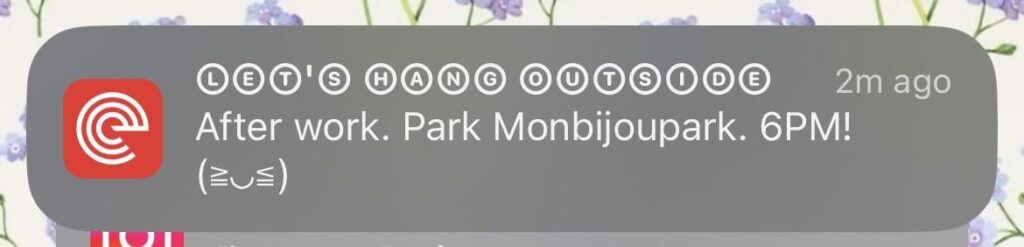 I came to me this notice from efood
