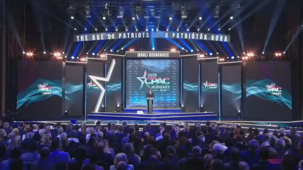 Georgian PM Irakli Kobakhidze gives speech at Conservative Political Action Conference of 2025 in Budapest