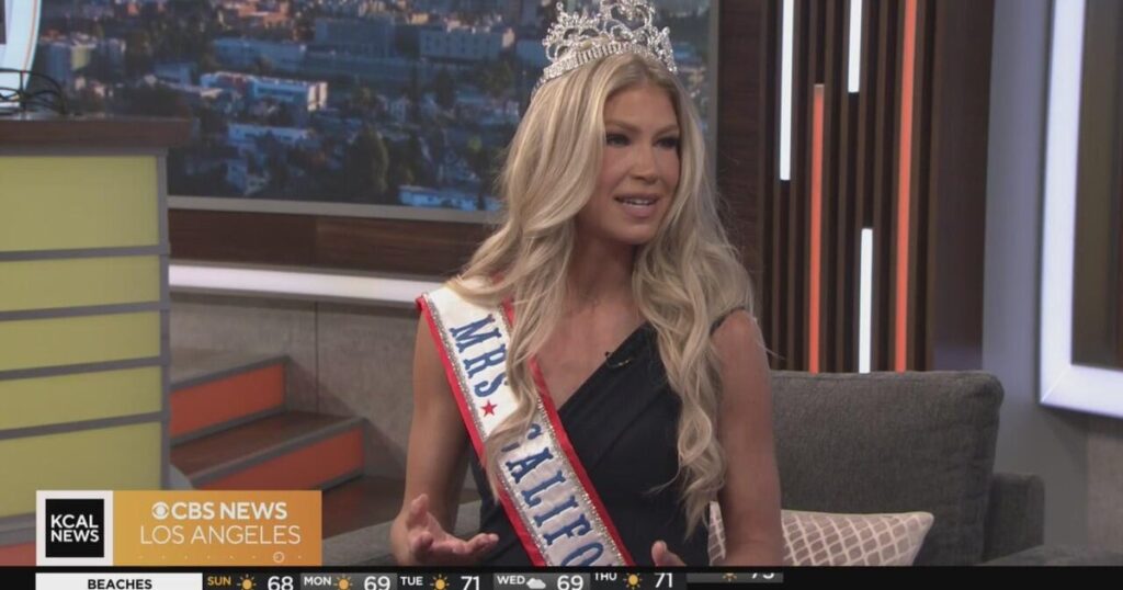 Mrs. California America uses crown to champion mental health