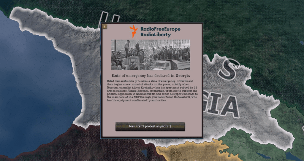 Hearts of iron 4 mod Across the Caucasus mountains News event teaser. Discord server link : https://discord.gg/VpC2zc7QYy