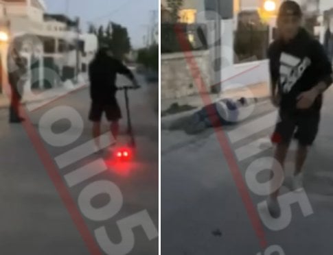See the moment the 17 -year -old throws a 50 -year -old in the sweet water and "lying" on the asphalt!