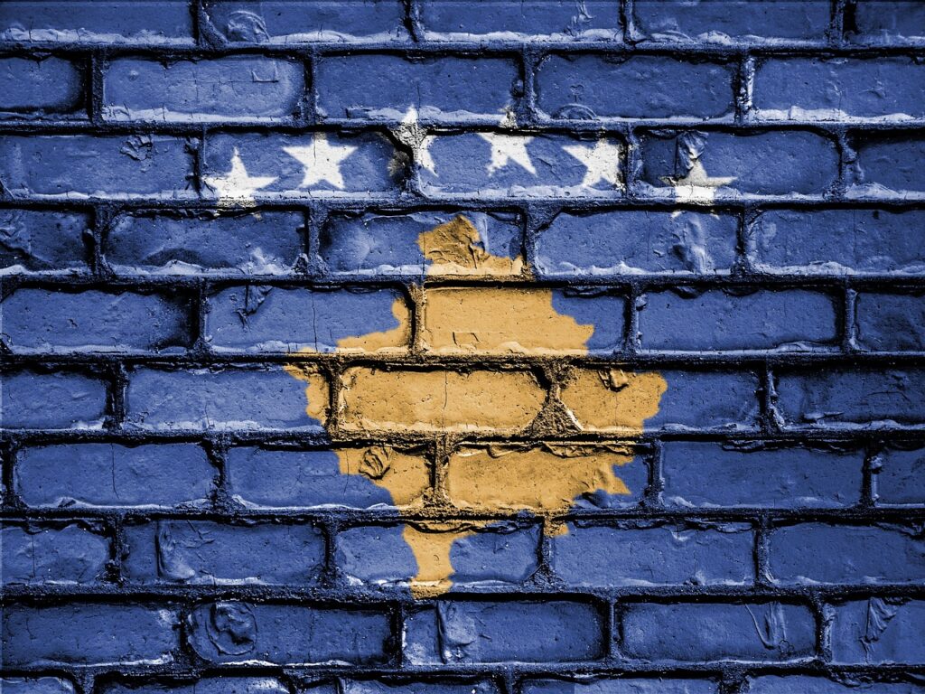 Kosovo’s president says she may address constitutional court if assembly deadlock continues Flag of Kosovo (photo credit: David_Peterson via pixabay)