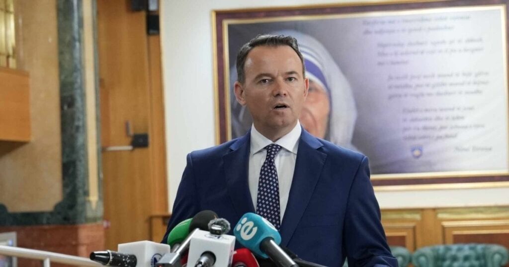 The in office of agriculture is interviewed regarding suspicions of the animal waste factory