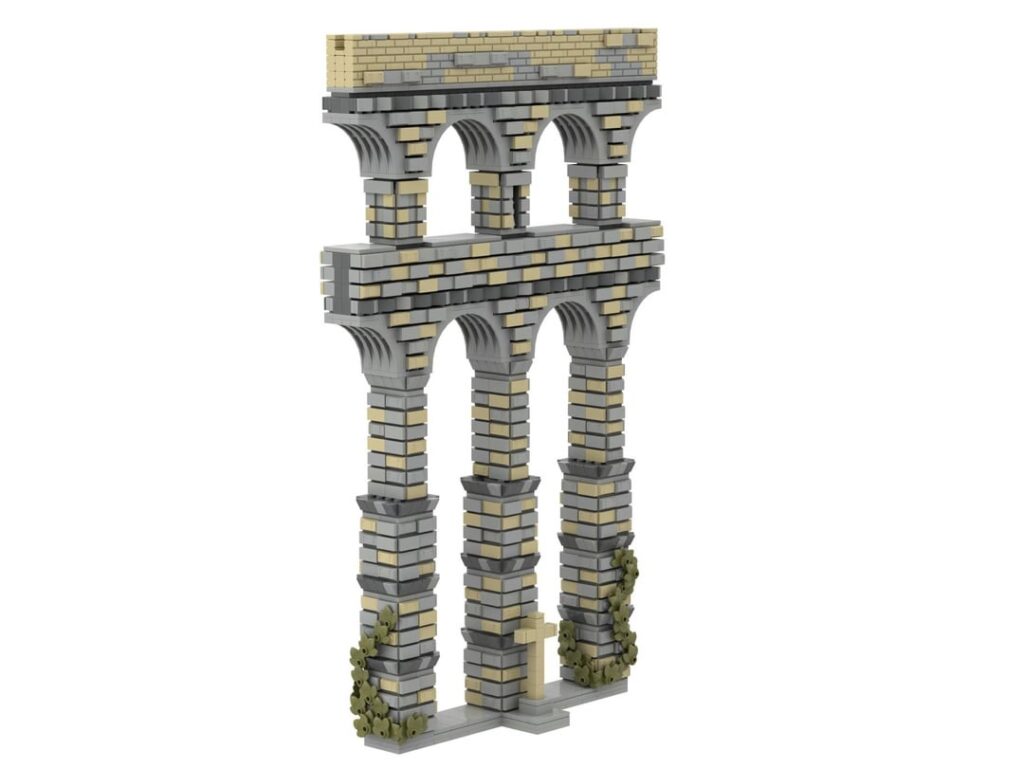 Aqueduct of Segovia, but Lego. Aqueduct of Segovia, but Lego.