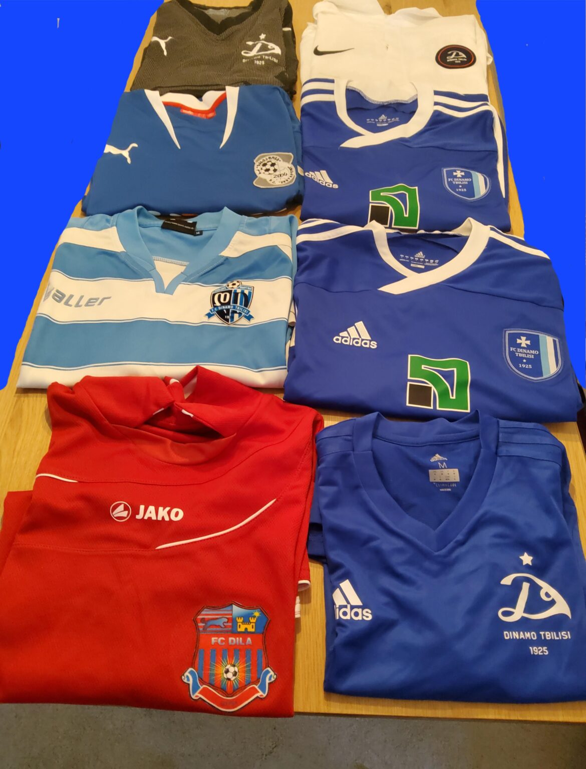 Georgian Football jersey collection