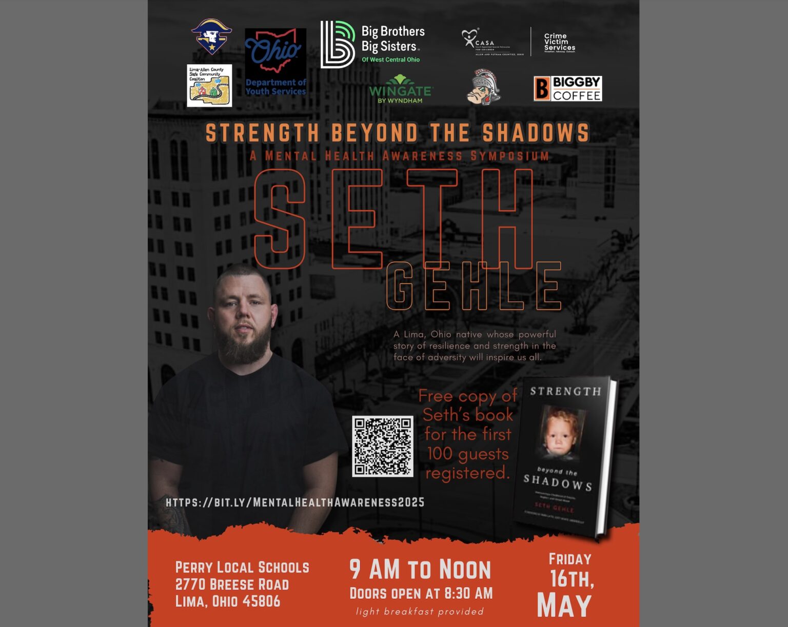 Mental Health Awareness event with Seth Gehle 