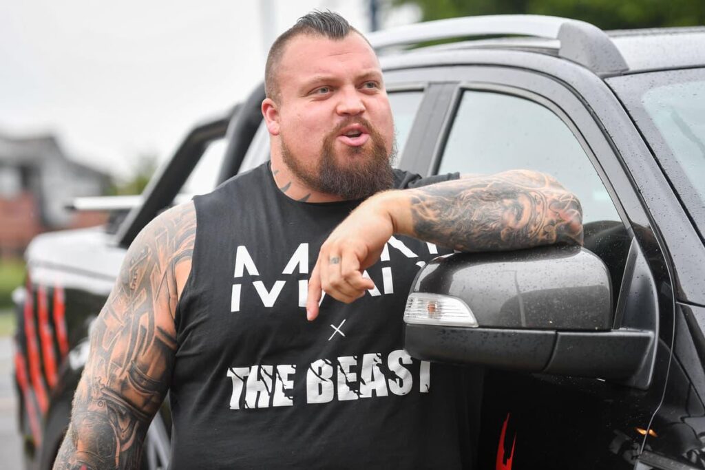 Ex-World's Strongest Man threatened to rip driver's '***ing head off'