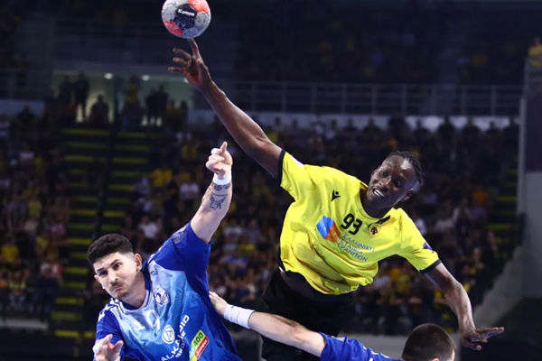 Photo 2024/25 EHF Men's European Cup Final Alkaloids vs Athens, Photo Source = European Handball Federation