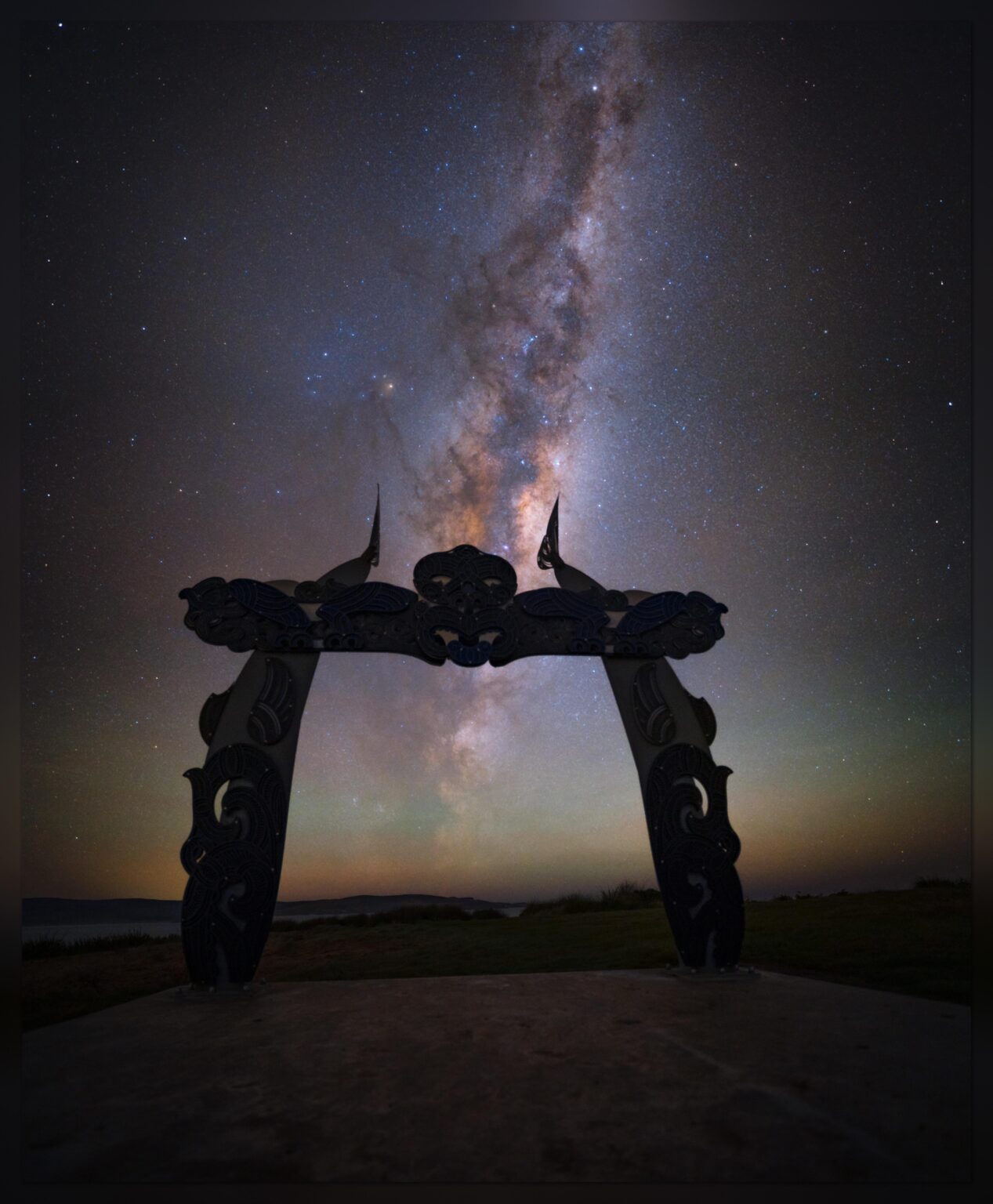 Matariki Pou under the stars