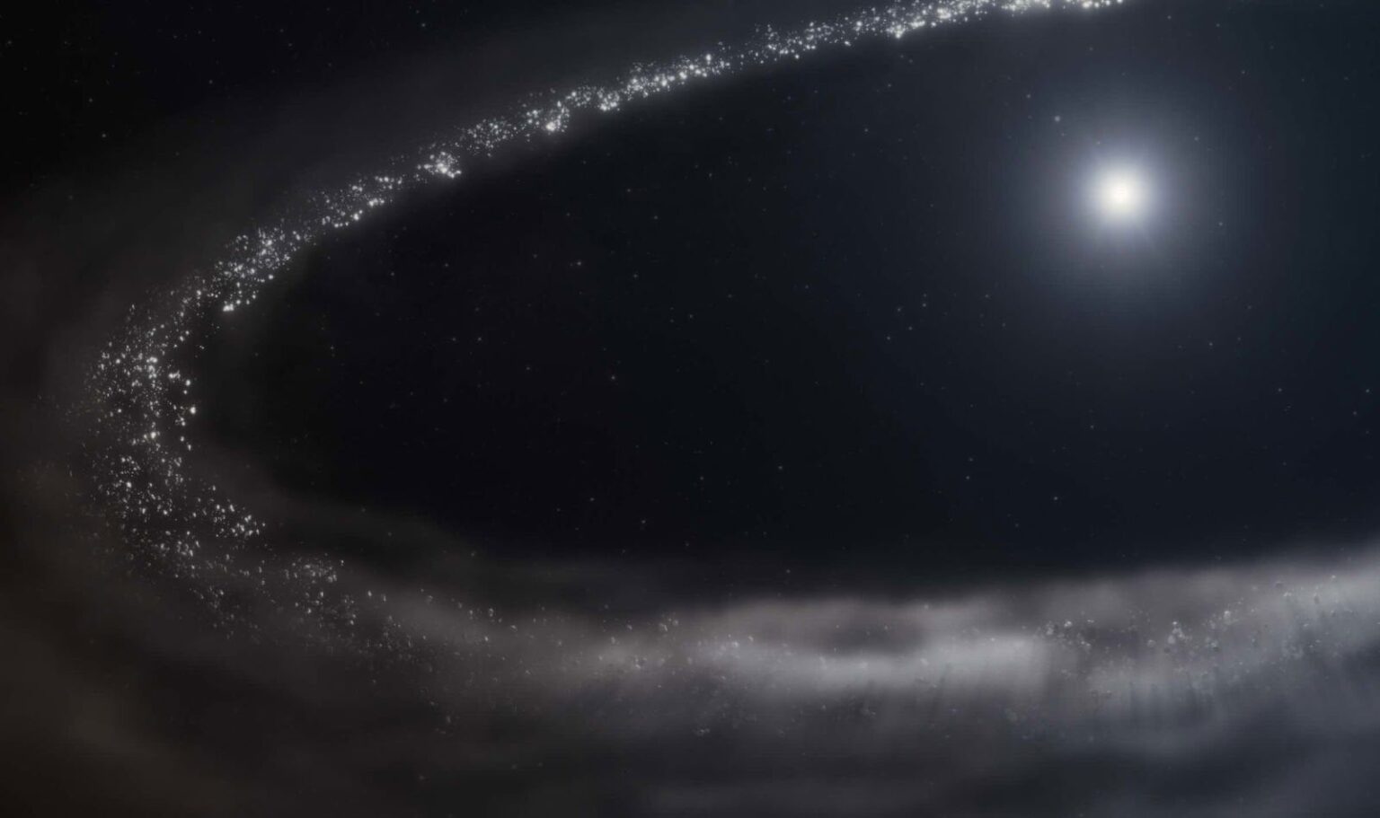 James Webb Space Telescope Confirms Major Discovery of Water Ice in Alien Planetary System for the First Time