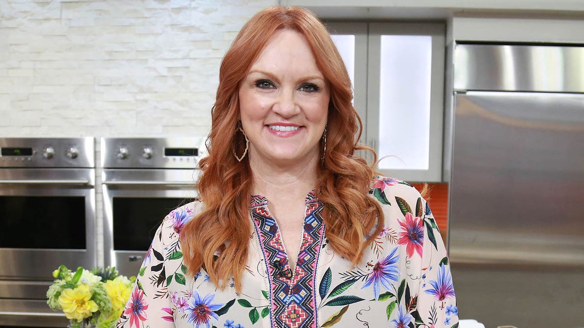 ree drummond smiles in kitchen 