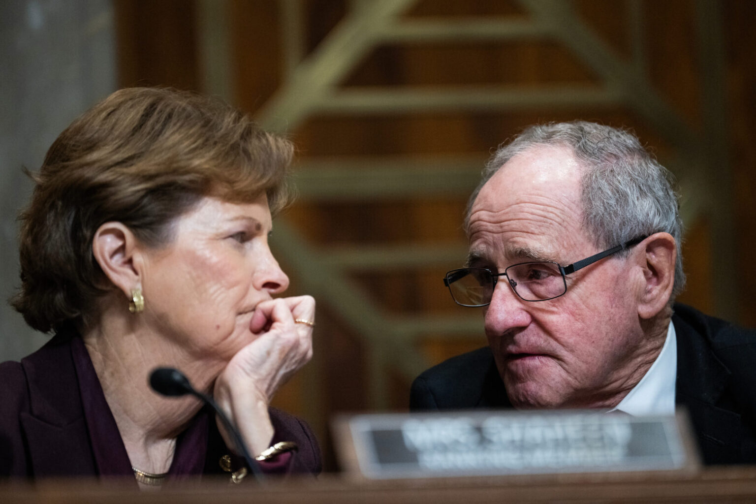 Senate panel leaders back Trump’s lifting of sanctions on Syria Chairman Jim Risch, R-Idaho, and ranking member Sen. Jeanne Shaheen, D-N.H., are seen during a Senate Foreign Relations Committee hearing in the Dirksen Senate Office Building on Jan. 15.