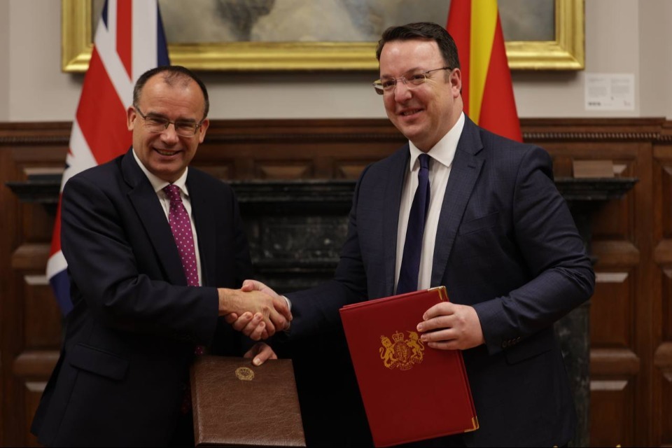 Landmark government partnership signed with North Macedonia