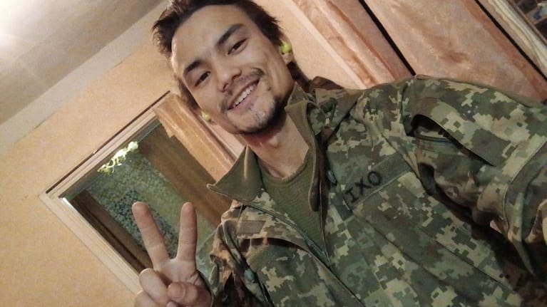 Shan-Le Kearns, 26, was killed in Ukraine.
