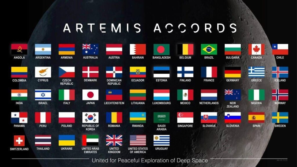 Norway Joins Artemis Accords, Signaling Trump Admin’s Support Artemis Accord signatory countries' flags