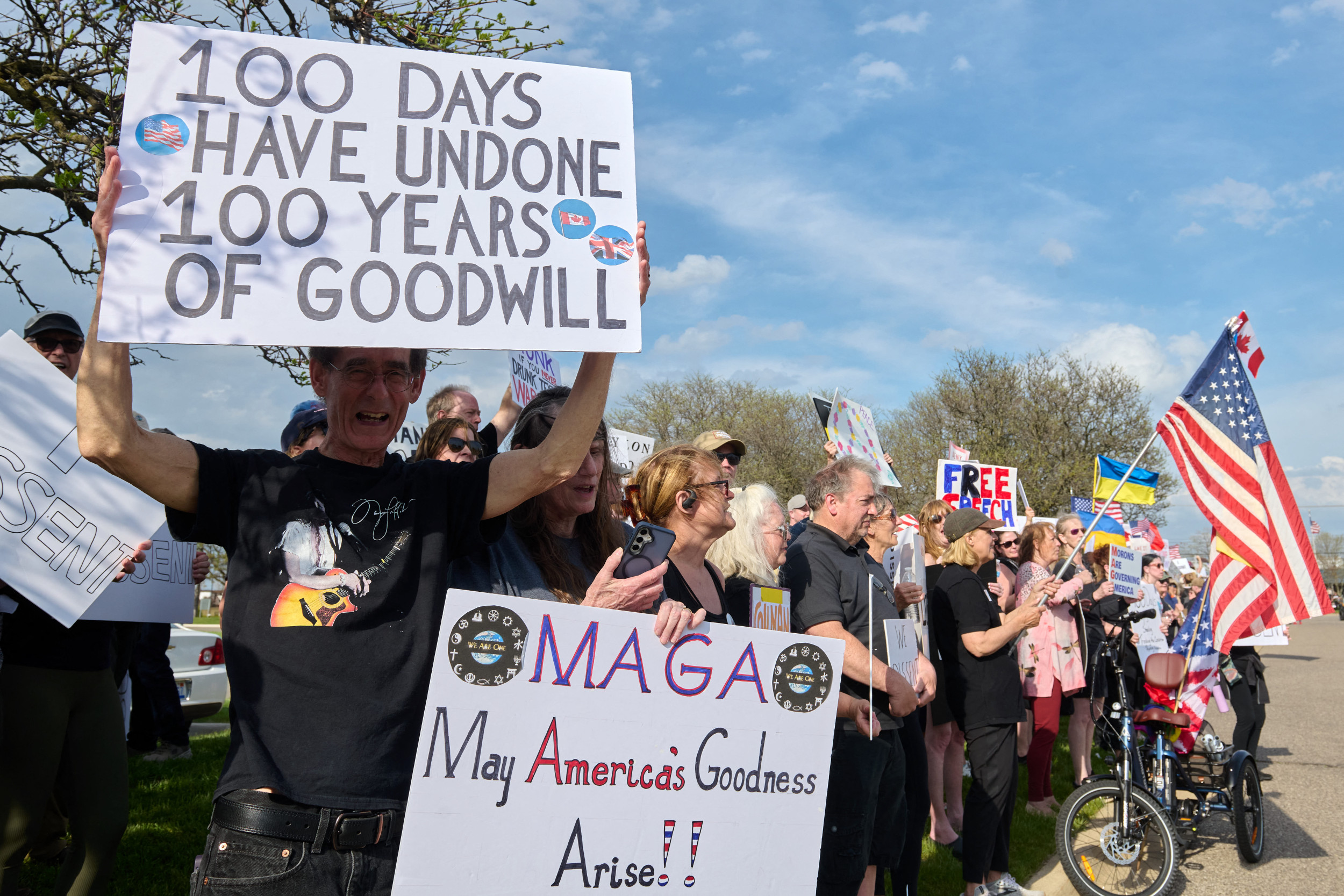 trump protest