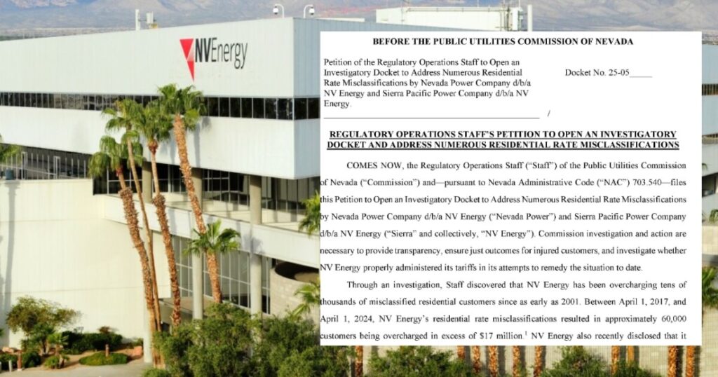 NV Energy overcharges 80,000 customers over $17 million