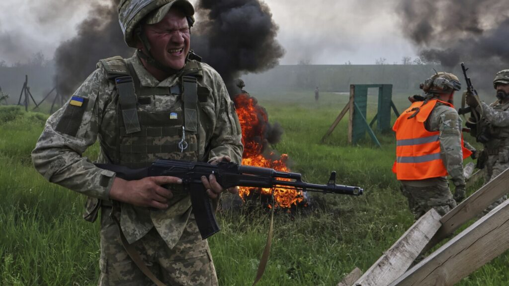 Russia seizes Ukrainian border villages as its bombing campaign slows