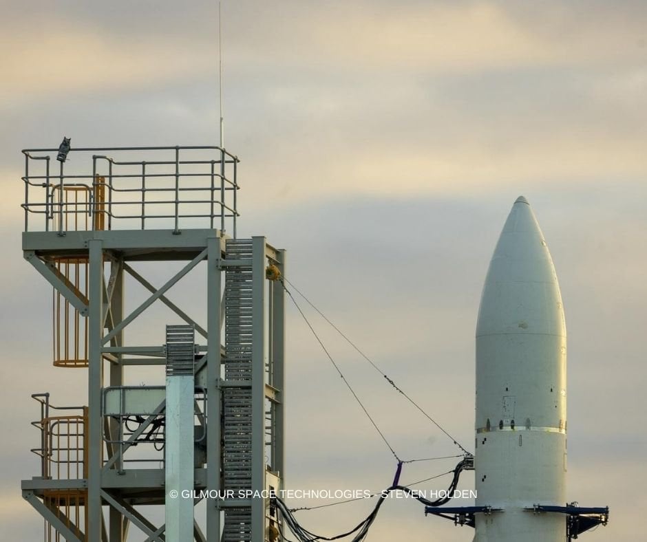 Gilmour Space Eris test flight scrubbed after fairing separates on the pad