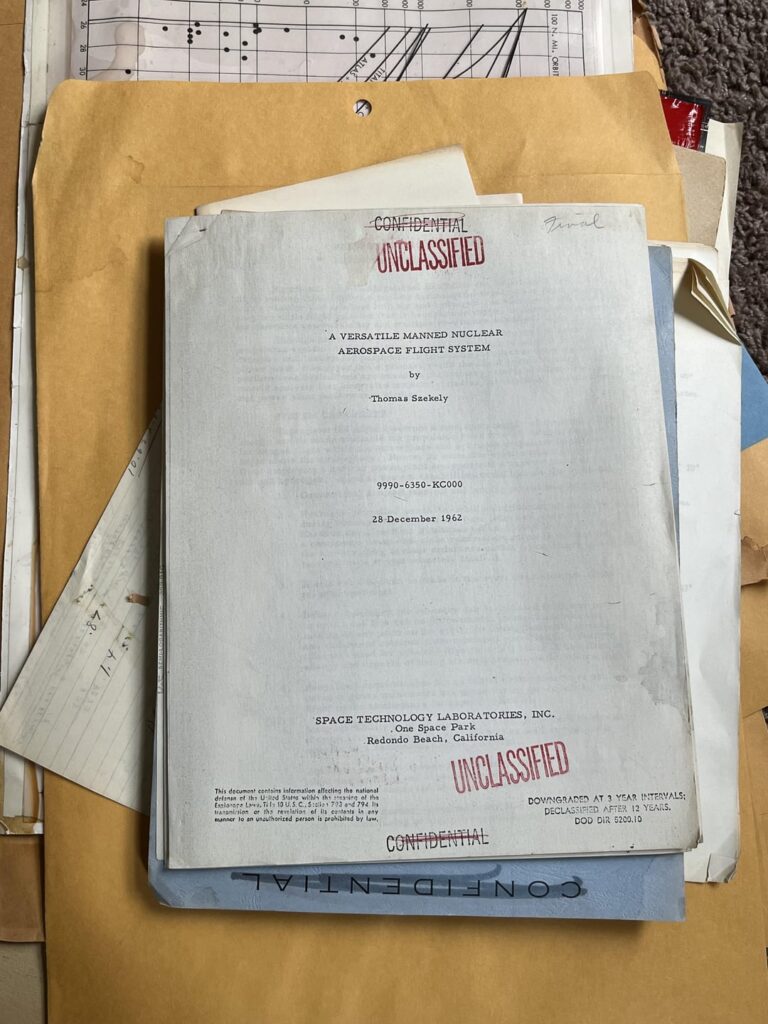 NERVA Space Documents found at Flea Market- UPDATED POST